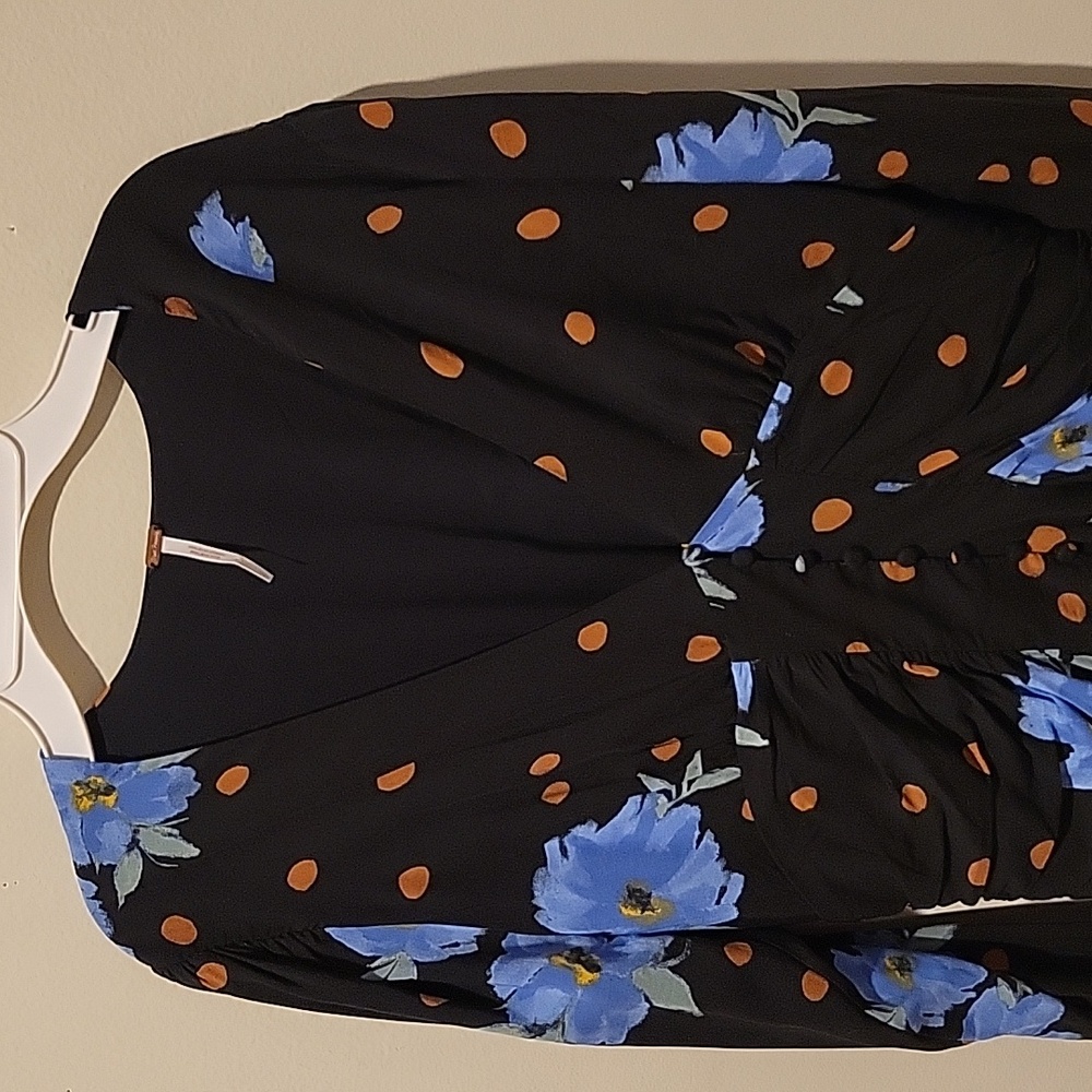 ❤️ FREE PEOPLE DATE NIGHT MINI DRESS, MOONLIGHT COMBO, SMALL - Picture 5 of 13